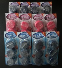 Toilet Cistern Blocks Bathroom Power Cleaner Tablets Bloo Pink Purple Blue Loo