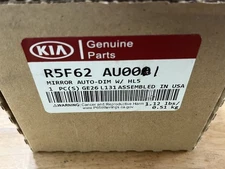 NEW OEM Kia 2021-2022 Sorento Auto Dimming Rear VIew Mirror R5F62-AU000 K05