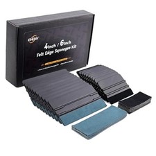 20pcs Vinyl Squeegee 4 Inch /6 inch Felt Edge Vinyl Scraper Decal Mix Color