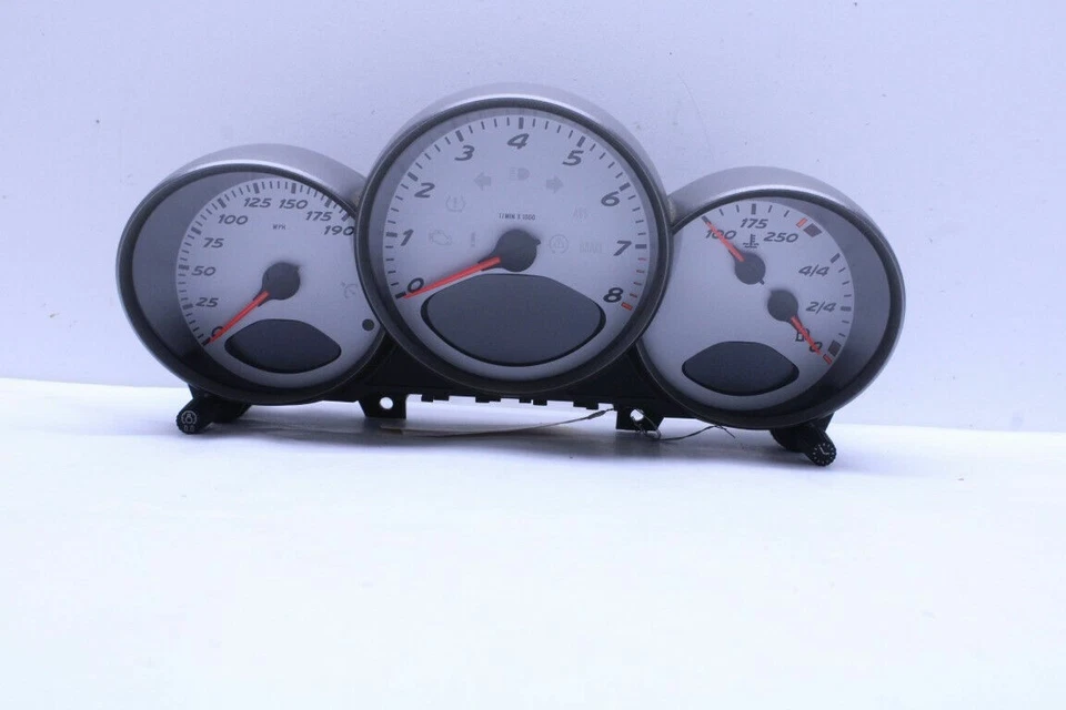 Porsche 911 997 Speedo 2007 2008 velocímetro cuadro de instrumentos 6 velocidades OEM usado Foto 3 de 4