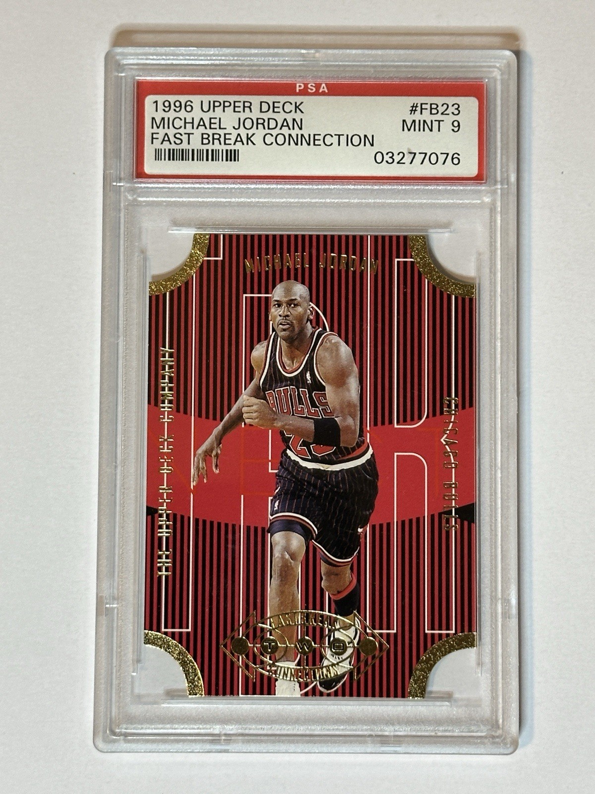 1996 Upper Deck - Fast Break Connections Michael Jordan #FB23 MINT PSA 9 BULLS