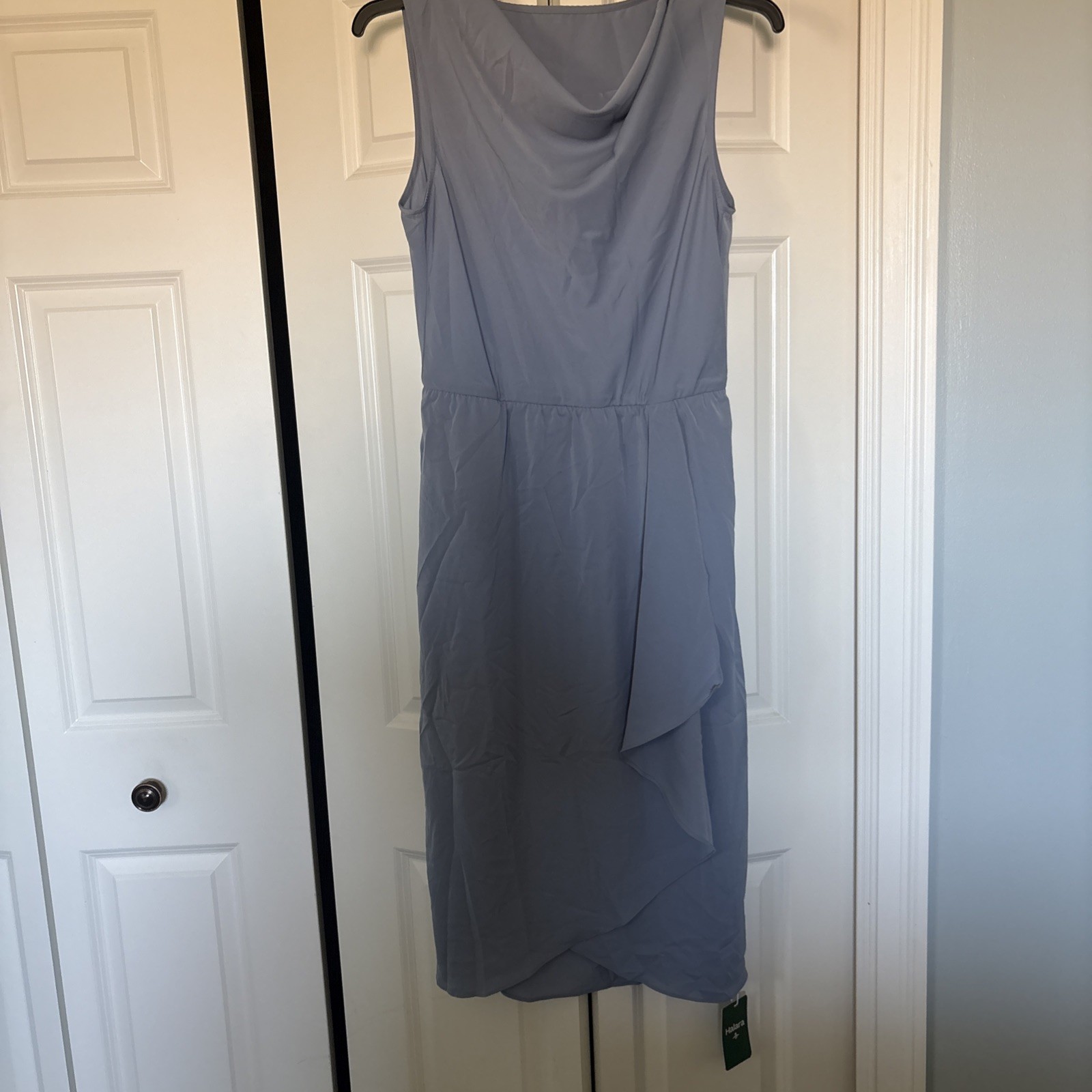 Halara Women's U Neck Dress Size Large, Blue