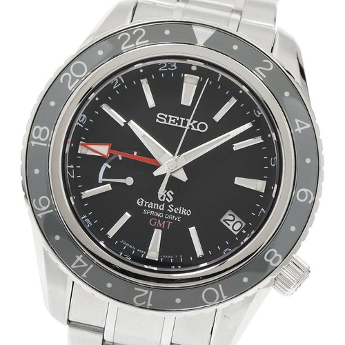 SEIKO Grand Seiko GMT SBGE001/9R66-0AA0 black Dial Spring drive Men's_948627