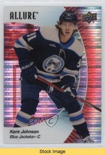 2023-24 Upper Deck Allure Red Rainbow Kent Johnson #99 READ 5ot
