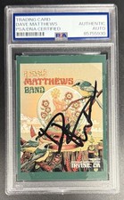 Dave Matthews Signed Autograph Irvine CA PSA/DNA COA Slab Ticket Trading Card B