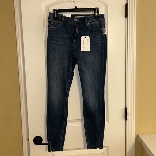 Eunina Jude Mid Rise Skinny Ankle 7/28 NWT Blue Jeans