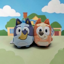 BLUEY AND BINGO plush clip lot 4.5 in tall Moose Toys NWT