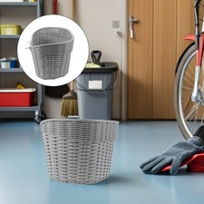 Plastic Rear Bicycle Cargo Basket - Bike Rear Storage Container, Scooter Back