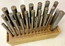 VINTAGE LOT OF CLOCK CLOCKMAKERS WATCHMAKERS TOOLS TRANSFER PUNCHES MACHINIST