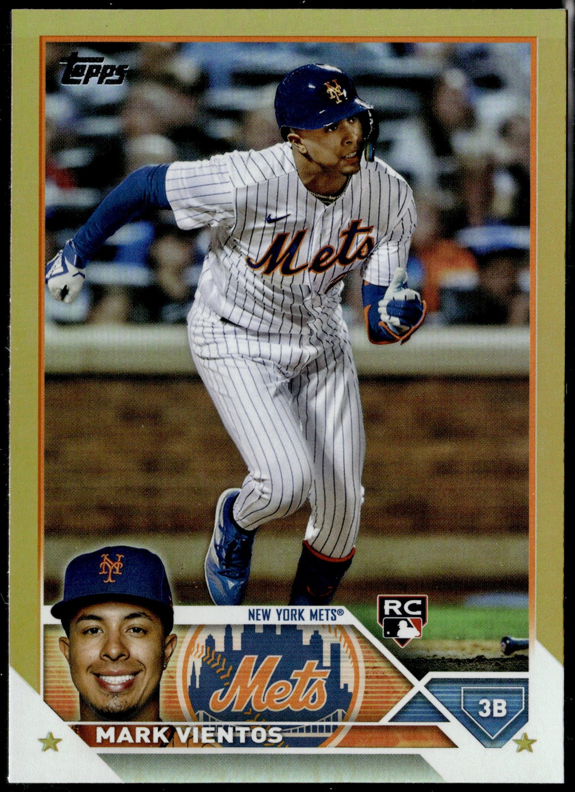 2023 Topps #550 Mark Vientos Gold Foil