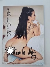 MARA LE NOIR XL Karta z autografem Autograf Podpisany Podpisany Oryginalny Erotyk