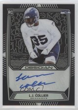 2019 Panini Obsidian Rookie Auto /150 LJ Collier #RA-LJC Auto 0f6e