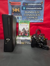 Xbox 360 Console Bundle! 320GB 5 Games 1 Controllers & Wires! Tested See Video!