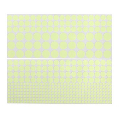 407Pcs 3-Size Luminous Round Dot Wall Stickers Party/Room Light Point Decoration