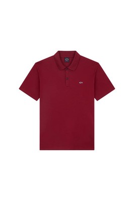 Paul & Shark COP1013-142 Poloshirt Kurzarm Piquet Baumwolle RUBIN BORDEAUX