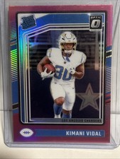 2024 Panini Donruss Optic - Rated Rookie Kimani Vidal #262 Pink Prizm (RC)