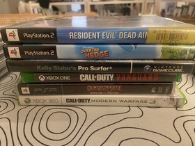 Video Game Lot Untested Kirby Resident Evil