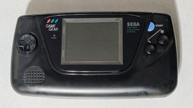 Transparent Smoke Black Sega Game Gear Console With IPS LCD Screen Upgrade