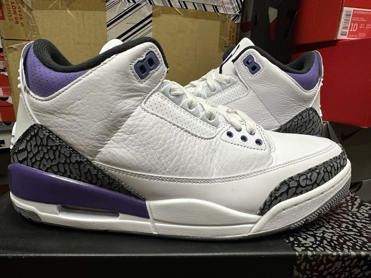 Nike Air Jordan Retro 3 Dark Iris Ct8532 105 Size 9 | eBay