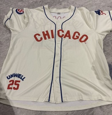 ALEX COOPER Chicago Cubs  Unwell  Jersey   Big Al s Wrigley Takeover 2025 XL SGA