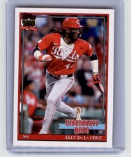 2026 Topps #T91-22 Elly De La Cruz 1991 Topps Baseball Cincinnati Reds