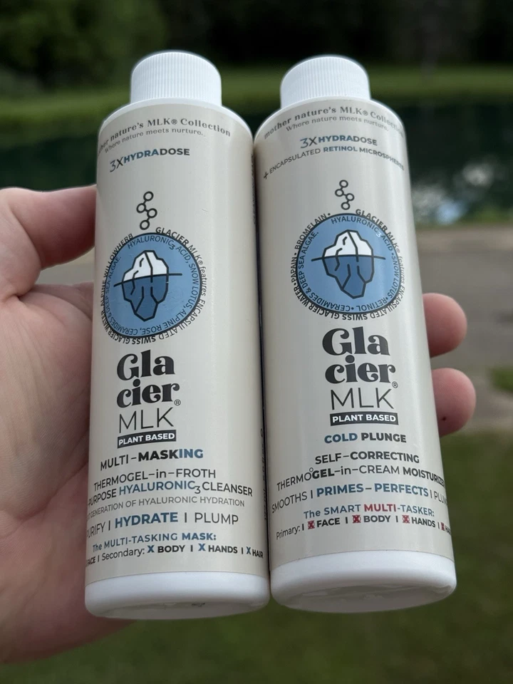 Mascarilla limpiadora Tweak'd by Nature Thermogel-in-Froth Glacier MLK 6 OZ Foto 2 de 4