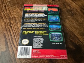 oval seal Ninja Gaiden III complete in box nintendo nes 3 factory MINT