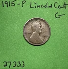 1915-P Lincoln Wheat Cent / Penny 1c Good