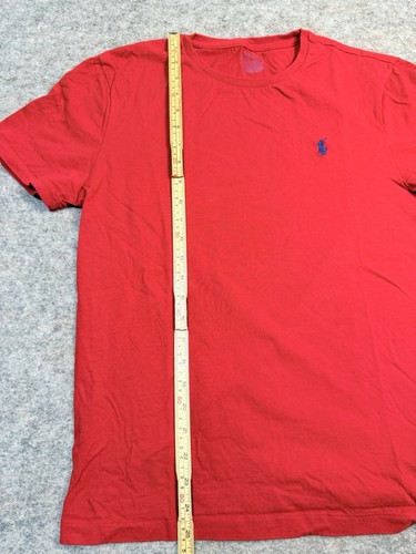 Polo Ralph Lauren Men's Red Custom Slim Fit T-Shirt Size M - Picture 7 of 8