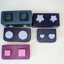 Lot of 5 Creative Memories Shape Maker Punches Scrapbooking Paper Crafts