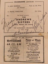 The Andrews Sisters - alle 3 signierten Londo...