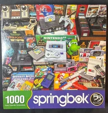 Springbok Gamer's Trove 1000 Piece Jigsaw Puzzle NEW IN BOX - SEALED