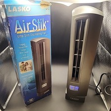 Ventilador Oscilante Ultra Delgado Lasko Modelo 4000 Air Stik Con Caja - Probado y Funcionando