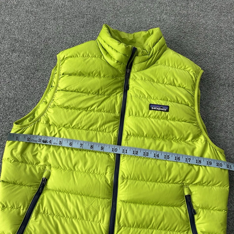Patagonia Jacket Men Medium Down Sweater Vest Puffer Goose 800 Fill Zip - Image 2 of 4