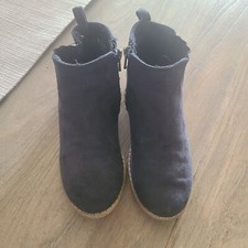 Old Navy Girls Navy Blue Boots Size 13 Guc