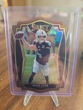 2020 Panini Select - Premier Level Copper Prizm Die-Cut #132 Derek Carr 309/355