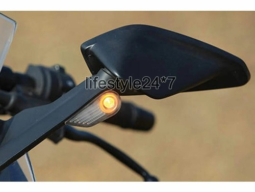 Juego de espejos retrovisores diestros y diestros aptos para KTM RC 200 390 con indicador de traficador - Imagen 5 de 6