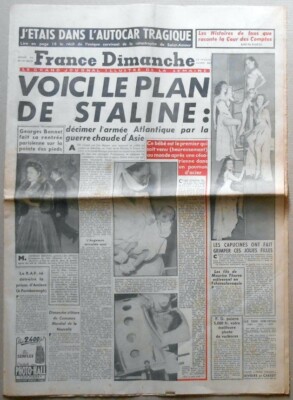 Frankreich Sonntag im Juli 1950 Sonder Vierte Republik