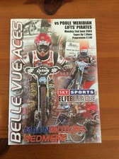 2003 BELLE VUE v POOLE 2nd JUNE   ( GOOD CONDITION  )