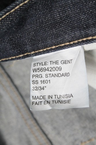 Tiger of Sweden The Gent Standard Men's W32/L34 Regular Fade Effect Button - Picture 5 of 6