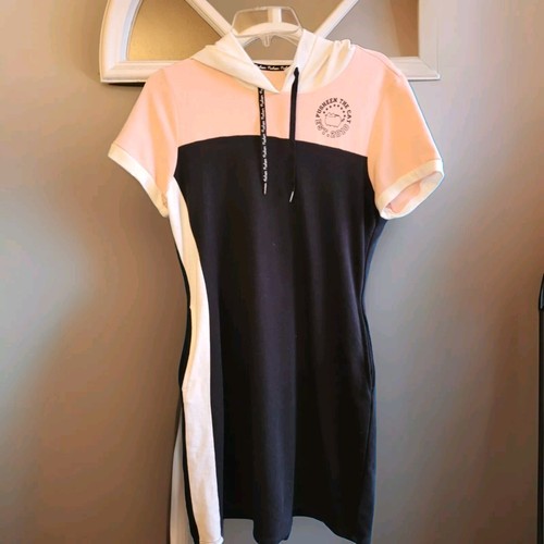 Women’s Pusheen Cat - Hooded Varsity Short Sleeve Dress Medium - Pockets  - Bild 1 von 6