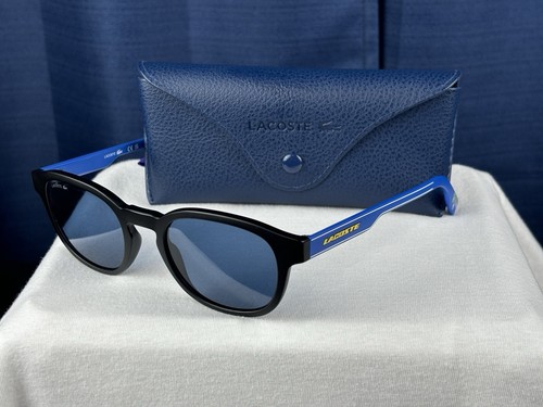 Unisex Lacoste Blue Sunglasses Oval Shape 51mm L968SX With Novak Djokovic Case - Picture 3 of 14