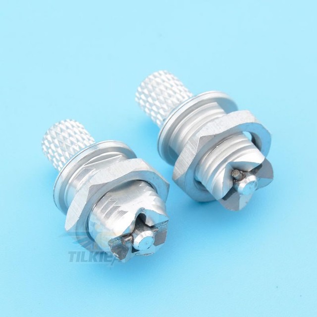 2Pcs Aluminum 22mm Push Button Hatch Lock 6X10X22mm Hatch Cover Lock