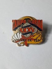 Vintage 2000 Peter David Super Bowl XXXV lapel hat pin Baltimore Ravens Giants 