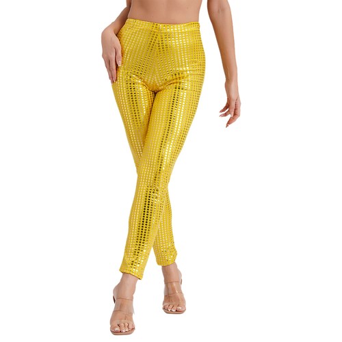 Womens Trousers Disco Pants Party Tights Halloween Clubwear Workout Carnival - Bild 15 von 83