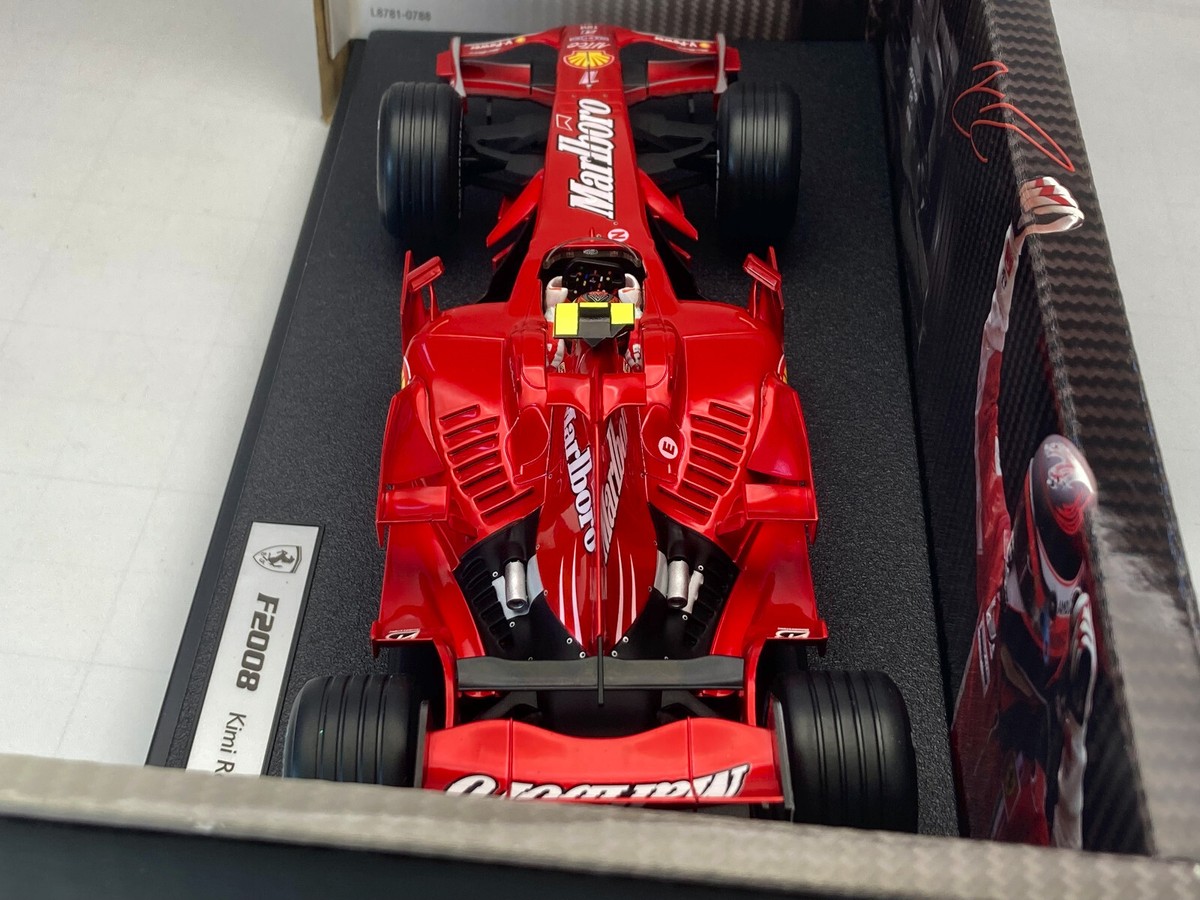 1:18 Hot Wheels Racing Ferrari F2008 Kimi Raikkonen #1 L8781