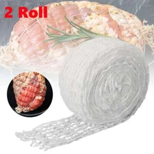 2 Roll Elastic Ham Sock Meat Netting Butchers Net Ham Roast Sausage Kitchen Roll