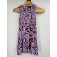 Hatch Women's The Ana Dress Lilac Floral Knee Length Dress Maternity Dress Sz 4