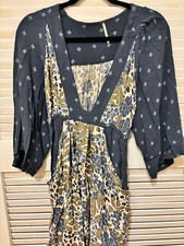 Pre-owned Free People Talulla Printed Mini Dress Size Small OB486672