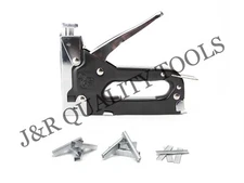 3 Way Heavy Duty Staple Gun Stapler Upholstery Wood Ceiling Repair Staples Kit